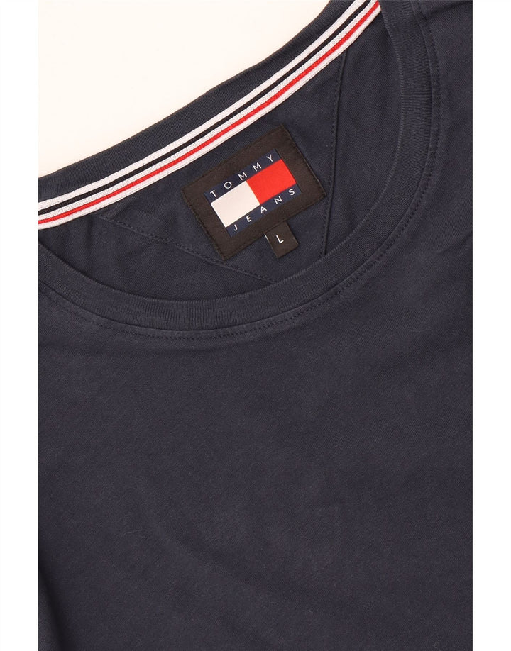 Camiseta masculina Tommy Hilfiger grande azul marinho