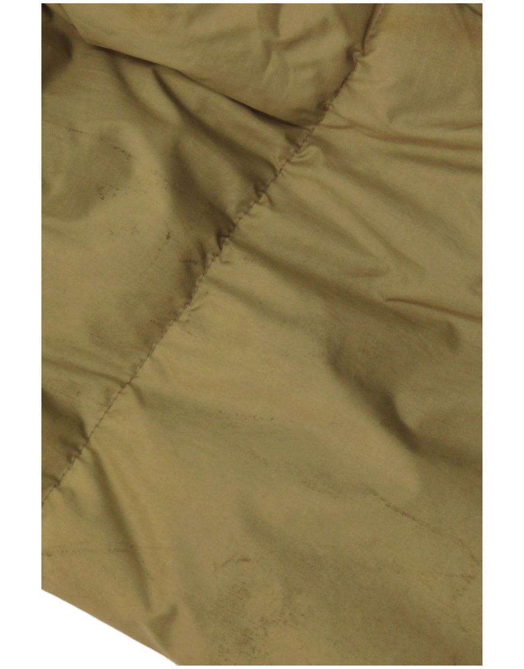 Jaqueta acolchoada masculina vintage reversível com ajuste solto Reino Unido 38 cáqui médio