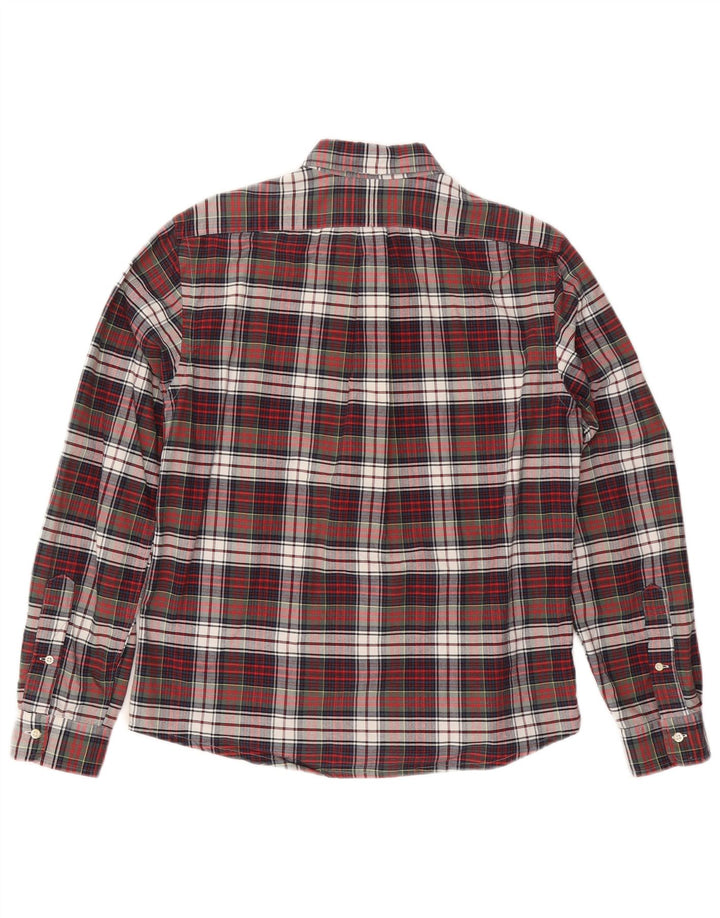 Camisa masculina de flanela RALPH LAUREN de algodão xadrez médio multicolorido