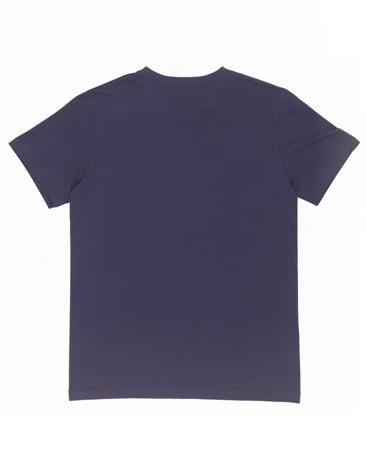 Camiseta masculina Nike Top médio algodão azul marinho