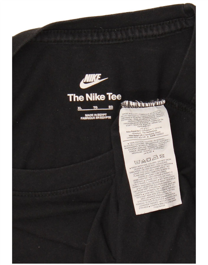 Camiseta masculina NIKE Top XL algodão preto