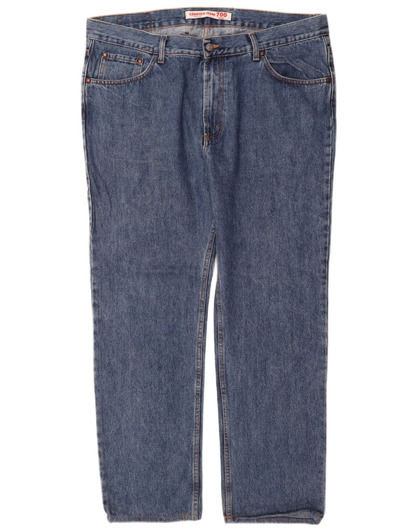 Carrera Masculino 700 Straight Jeans IT 58 4XL W42 L32 Azul Algodão
