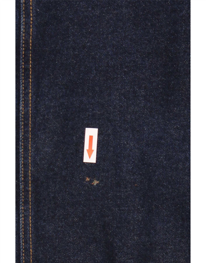 Jaqueta jeans Wrangler masculina Sherpa Reino Unido 40 grande algodão azul