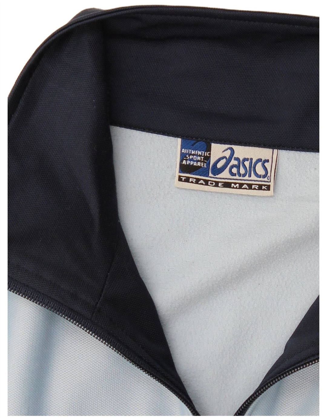 Asics Mens Tracksuit Top Jacket Médio Azul Marinho Colorblock