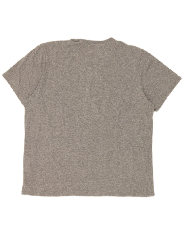 Camiseta masculina Nike grande algodão cinza