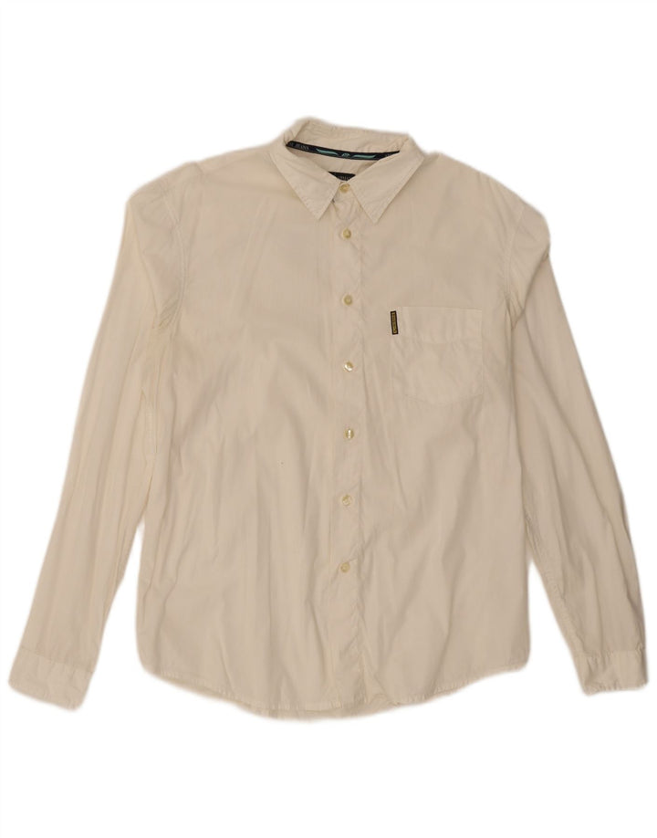 ARMANI JEANS Camisa masculina média branca