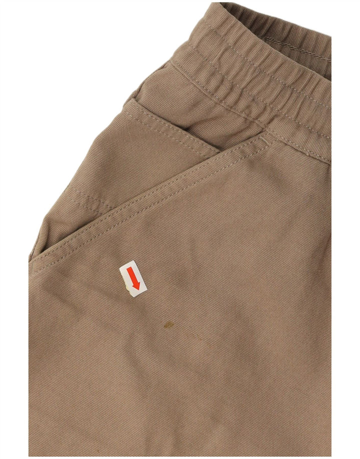 VANS Mens Straight Cargo Calças Pequenas W29 L28 Bege