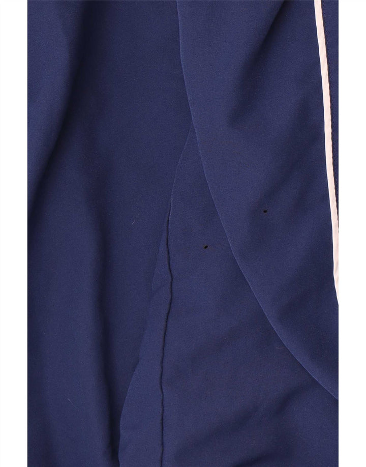 Calça de treino masculina Adidas grande poliéster azul marinho