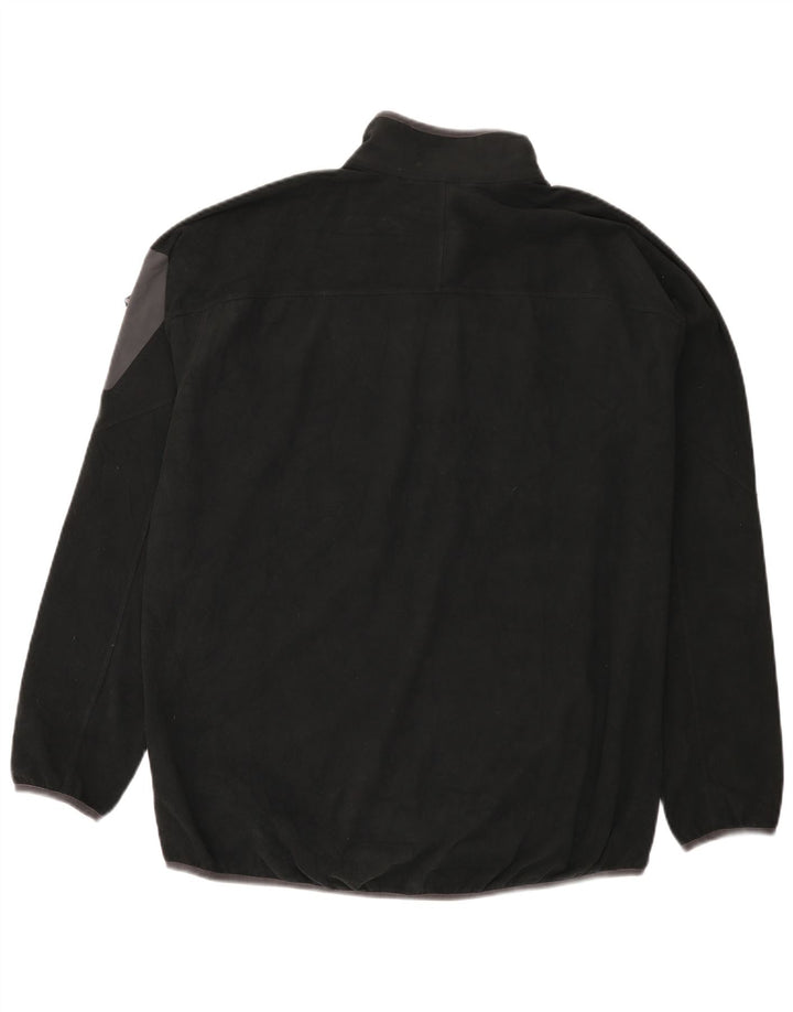 Berghaus Suéter masculino de lã com zíper e gola 2XL poliéster preto