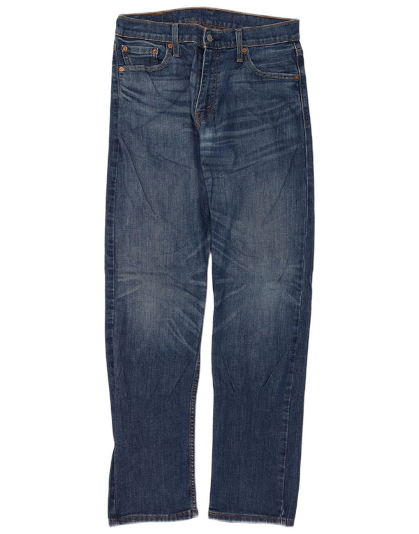 Levi's Masculino 513 Slim Jeans W30 L32 Azul Algodão