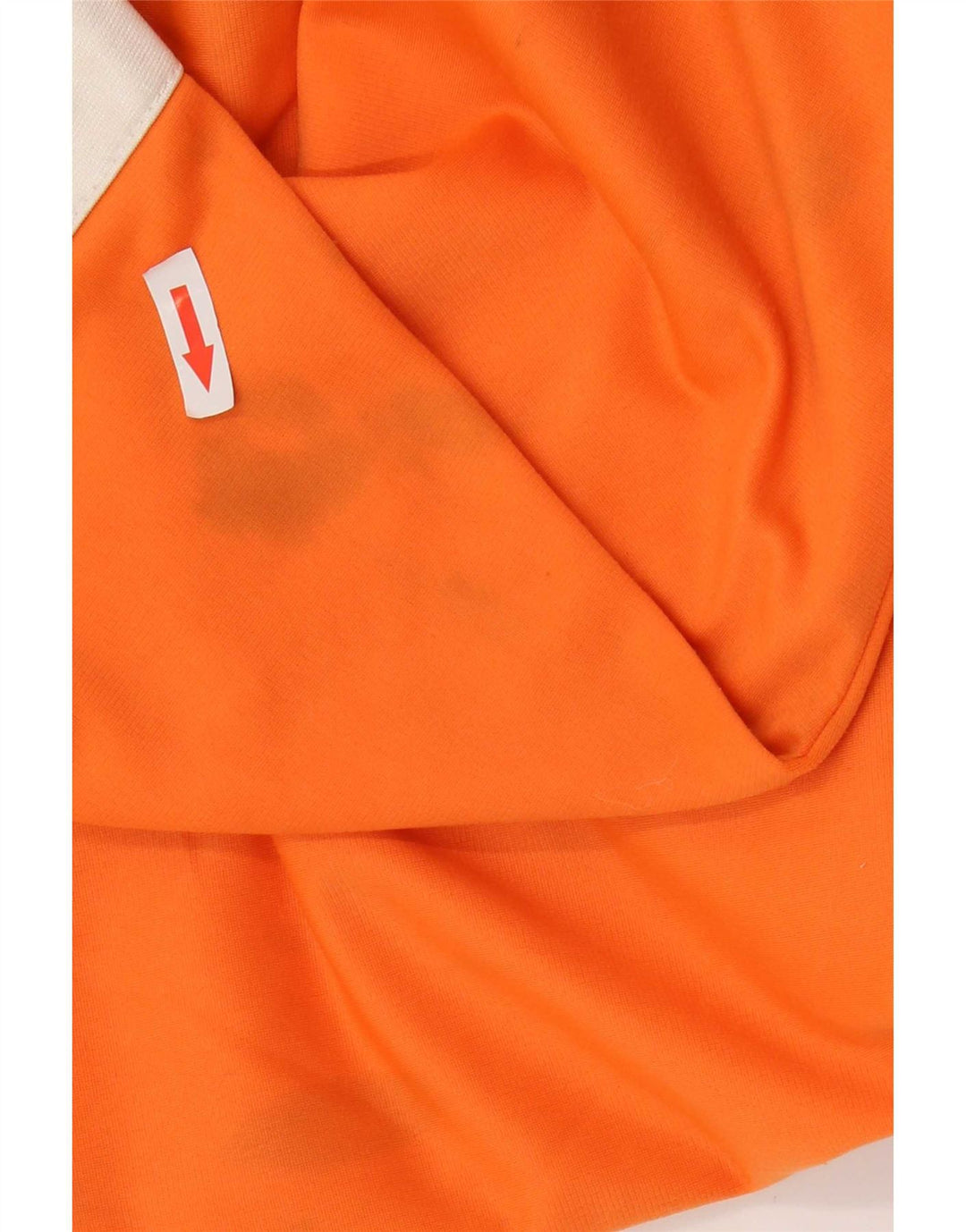 Jaqueta de moletom masculina Champion grande laranja colorblock poliéster