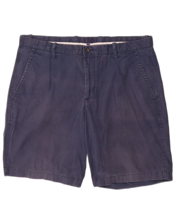 Shorts Chino Masculino Gap W36 Grande Algodão Azul Marinho