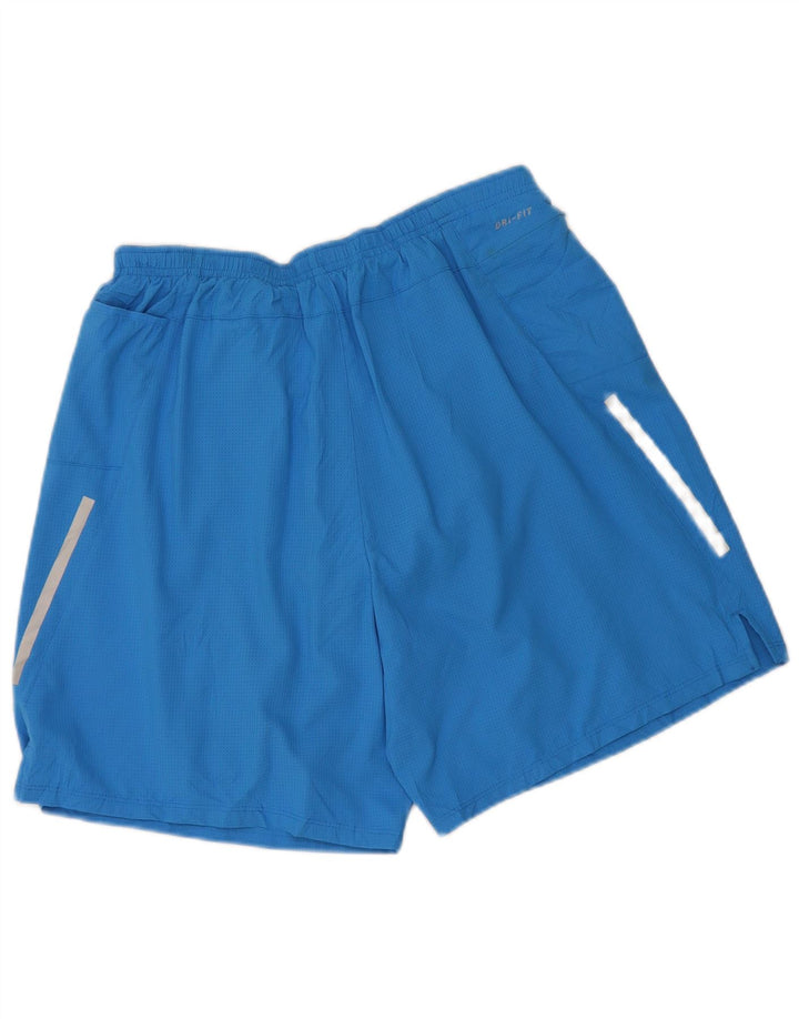 Nike Mens Dri Fit Sport Shorts Grande Azul Poliéster