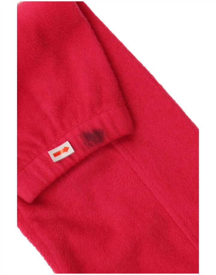 Jaqueta de lã feminina COLUMBIA UK 16 grande poliéster rosa