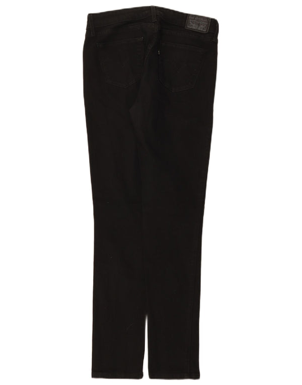 Calça jeans feminina Levi's 711 skinny W28 L30 algodão preto