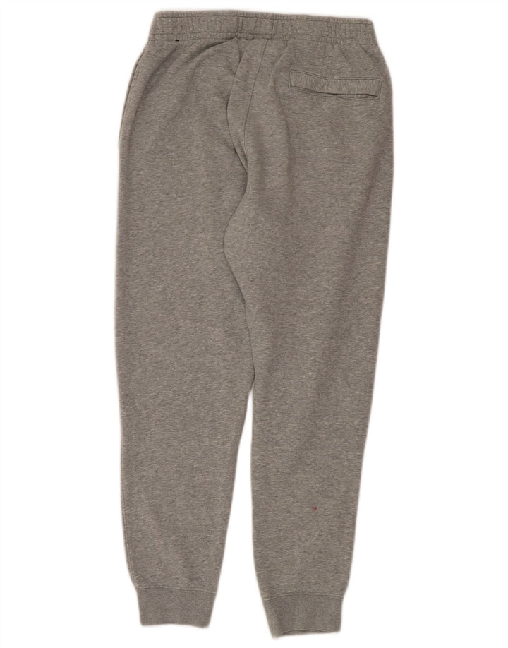 Calça de treino masculina Nike Joggers pequeno cinza manchado de algodão