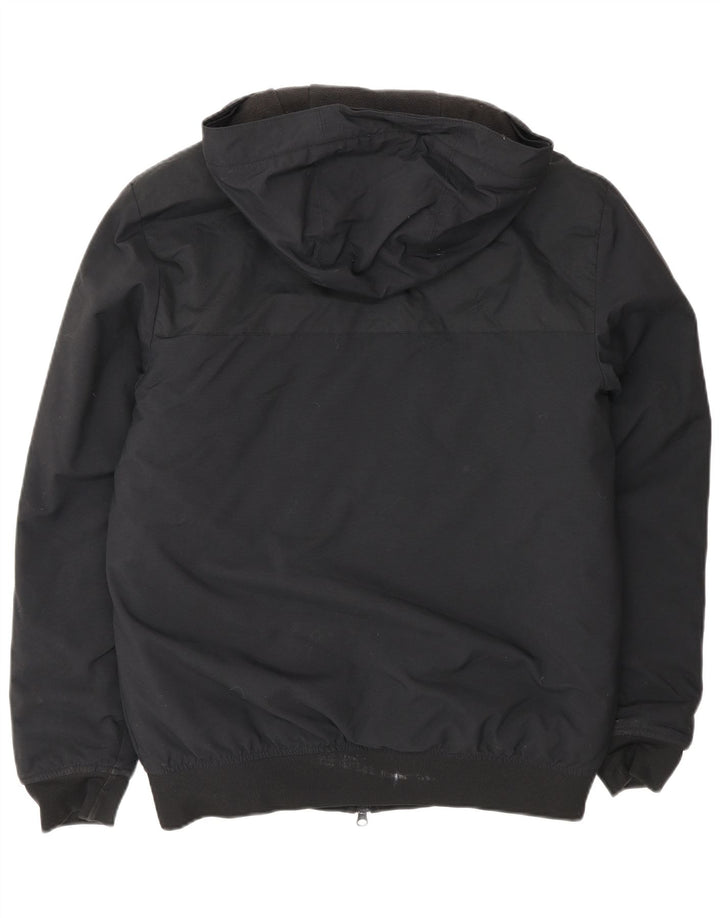 Adidas Mens Hooded Bomber Jacket UK 36 Pequeno Poliéster Preto