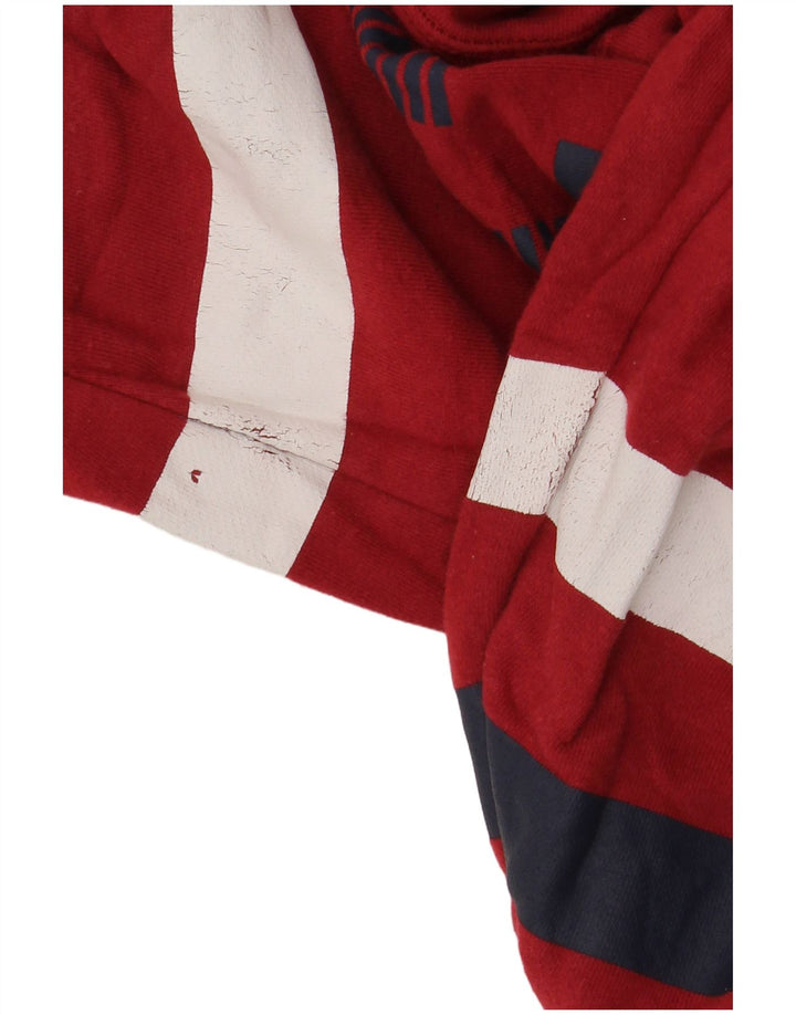 Superdry moletom gráfico masculino jumper pequeno algodão colorblock vermelho