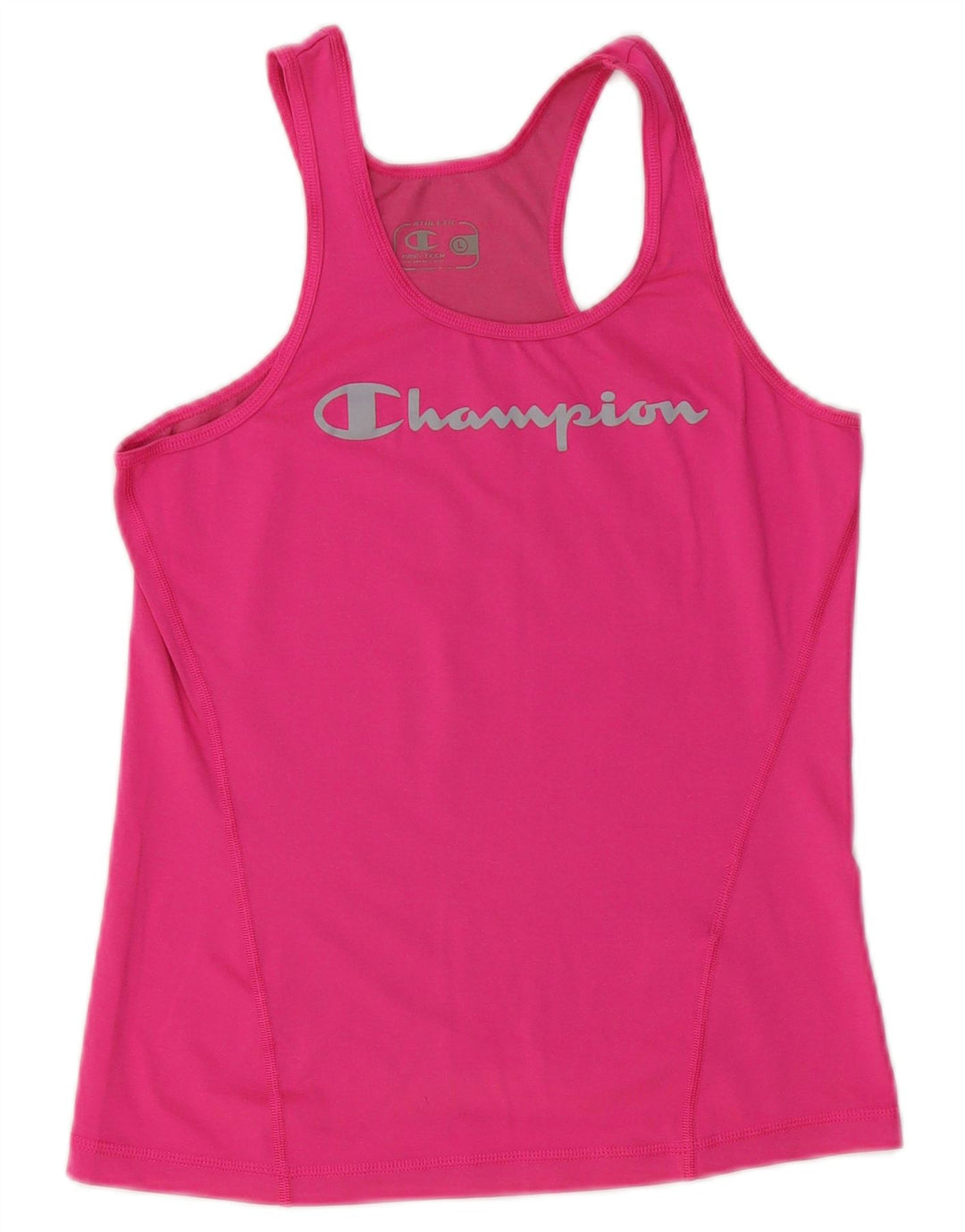 Camiseta feminina com estampa CHAMPION UK 14 grande rosa