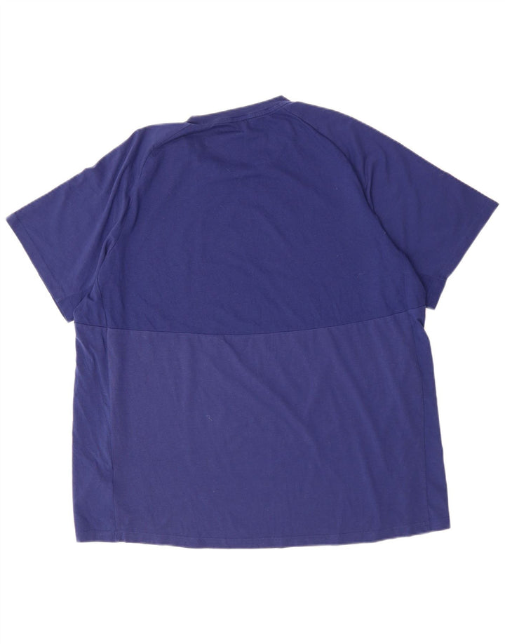 Camiseta masculina PUMA Top 2XL algodão azul marinho