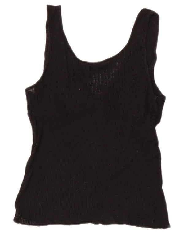 Colete feminino Massimo Dutti UK 12 médio preto