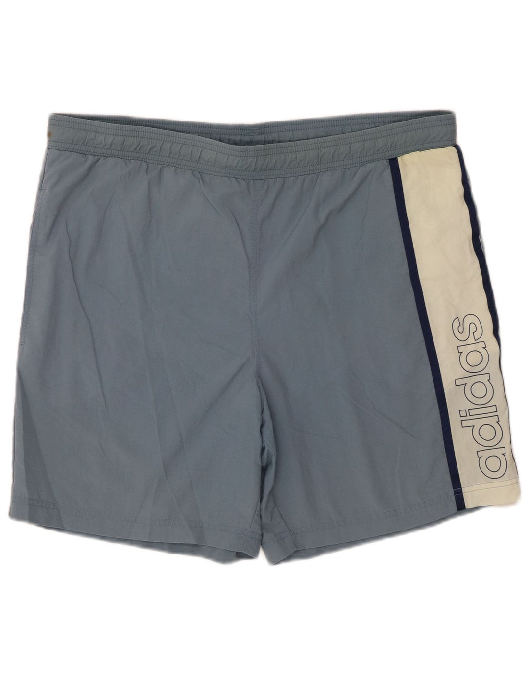 Shorts de natação masculinos Adidas Graphic médio azul colorblock poliamida