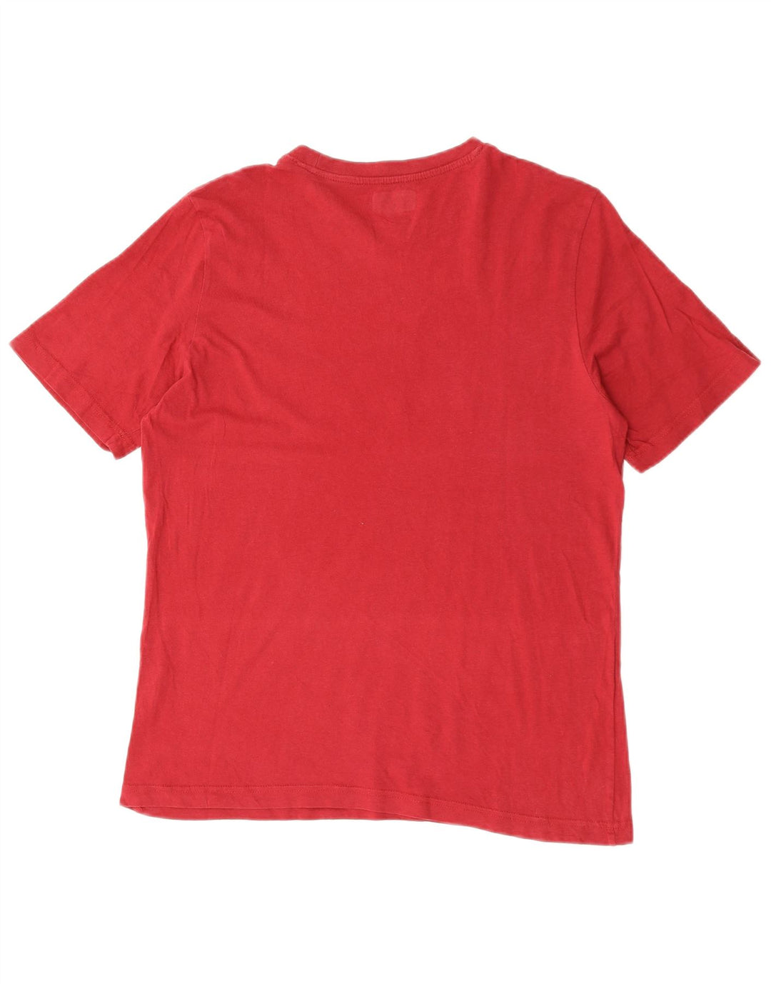 Camiseta gráfica masculina Kappa Top médio algodão vermelho