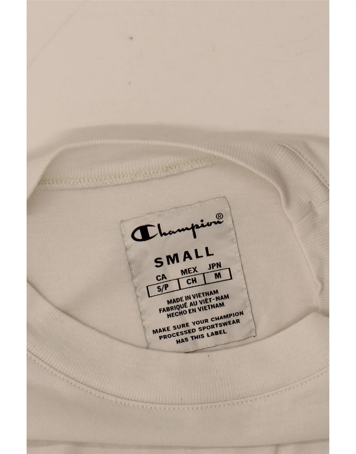 CAMPEÃO Camiseta Masculina Top Pequeno Branco