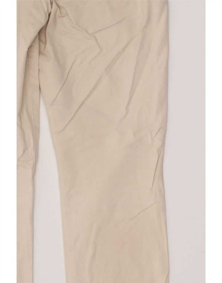 GUESS Womens Slim Casual Trousers W28 L27  Beige Cotton Vintage Guess and Second-Hand Guess from Messina Hembry 