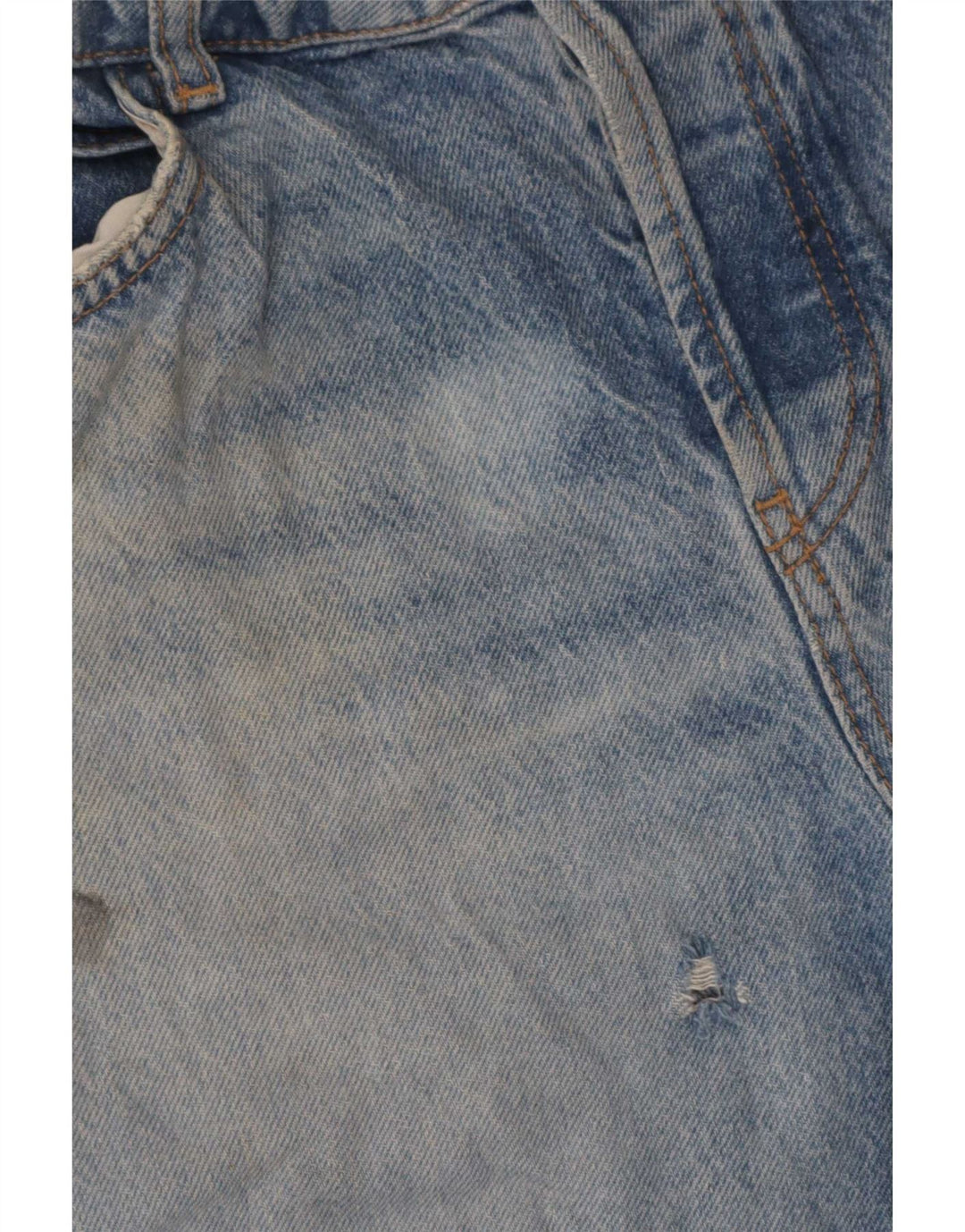 Calça jeans reta feminina Zara EU 38 pequena W28 L28 azul
