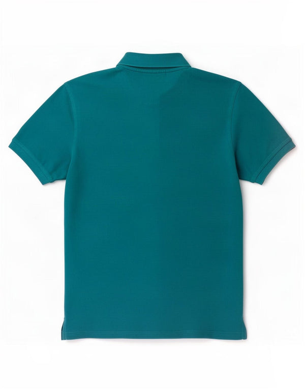 Camisa polo masculina Pierre Cardin Regular Fit XL algodão turquesa