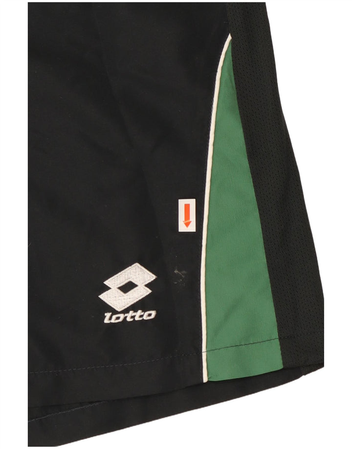 Shorts esportivos masculinos Lotto grande poliéster colorblock azul marinho