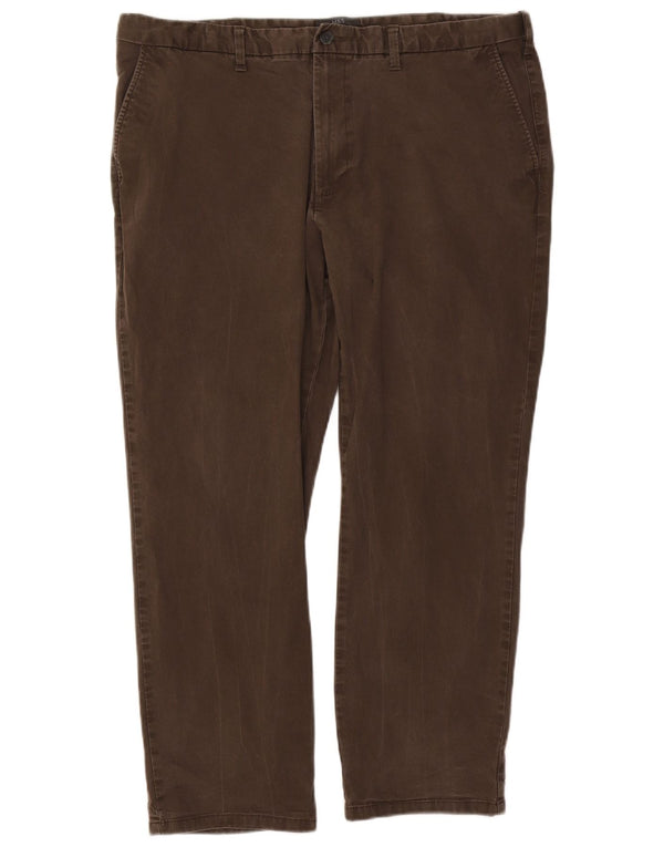 Calça Chino Regular Masculina Marks & Spencer W42 L29 Algodão Marrom