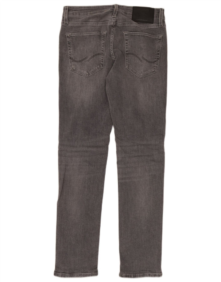 Jeans JACK & JONES masculino slim W28 L30 algodão cinza