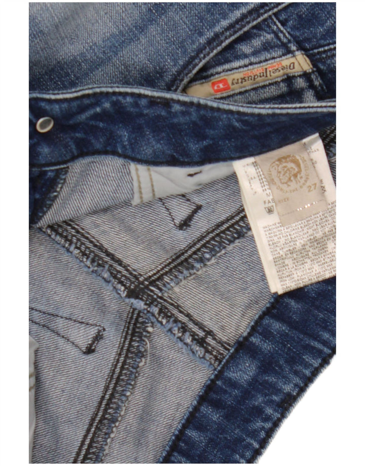 DIESEL Womens Slim Jeans W27 L32 Blue Cotton