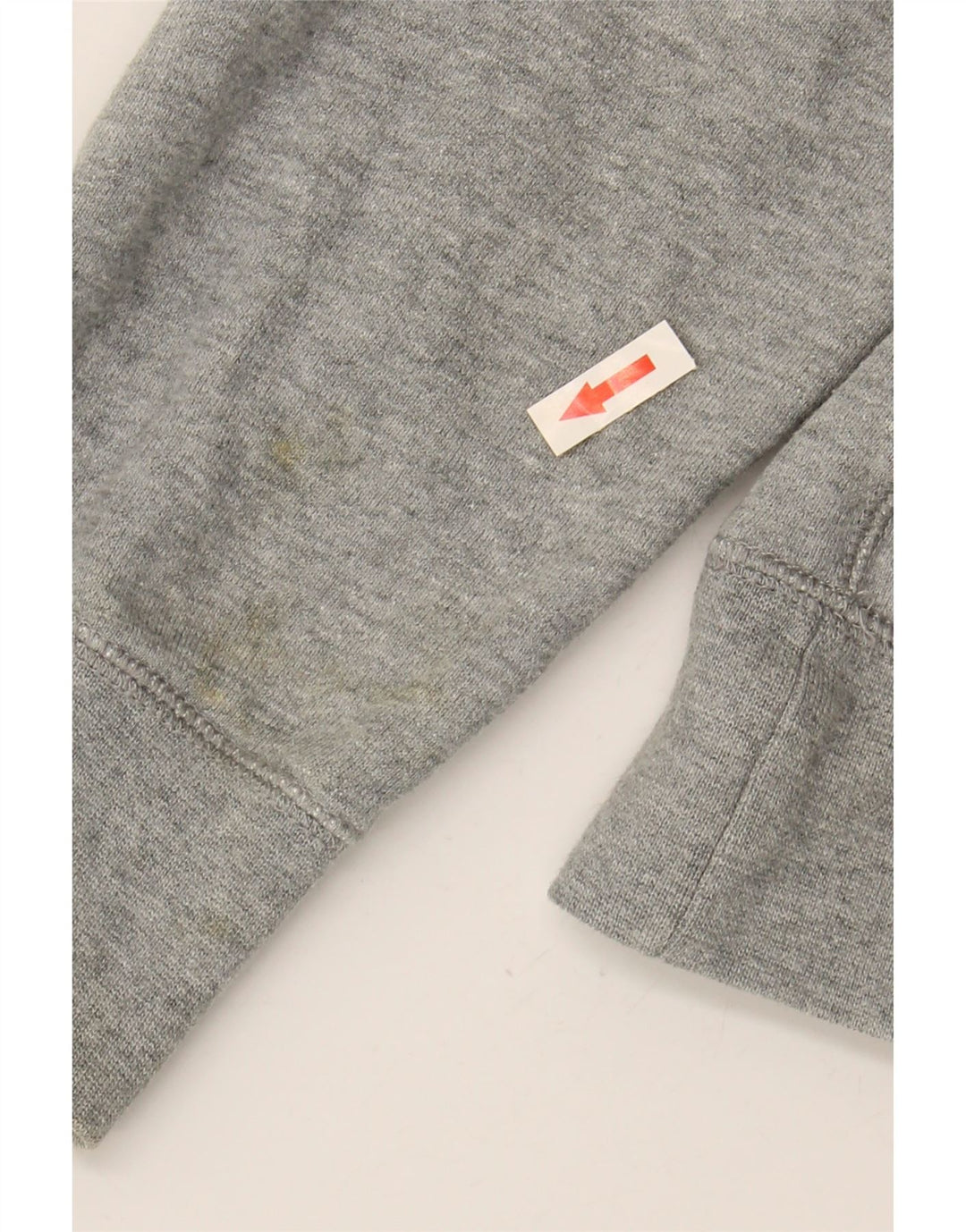 NIKE Mens Hoodie Jumper Grande Algodão Cinza