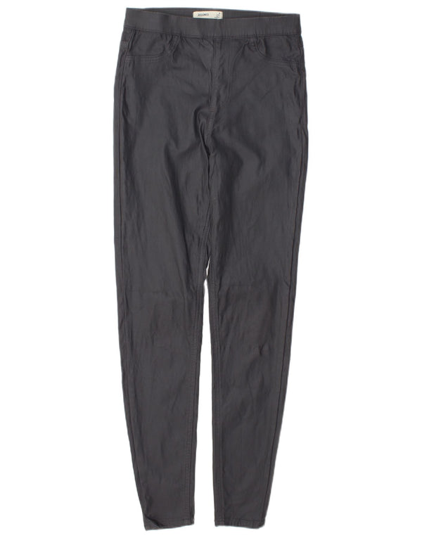 Calça feminina Marks & Spencer Jegging casual Reino Unido 8 pequena W28 L30 cinza