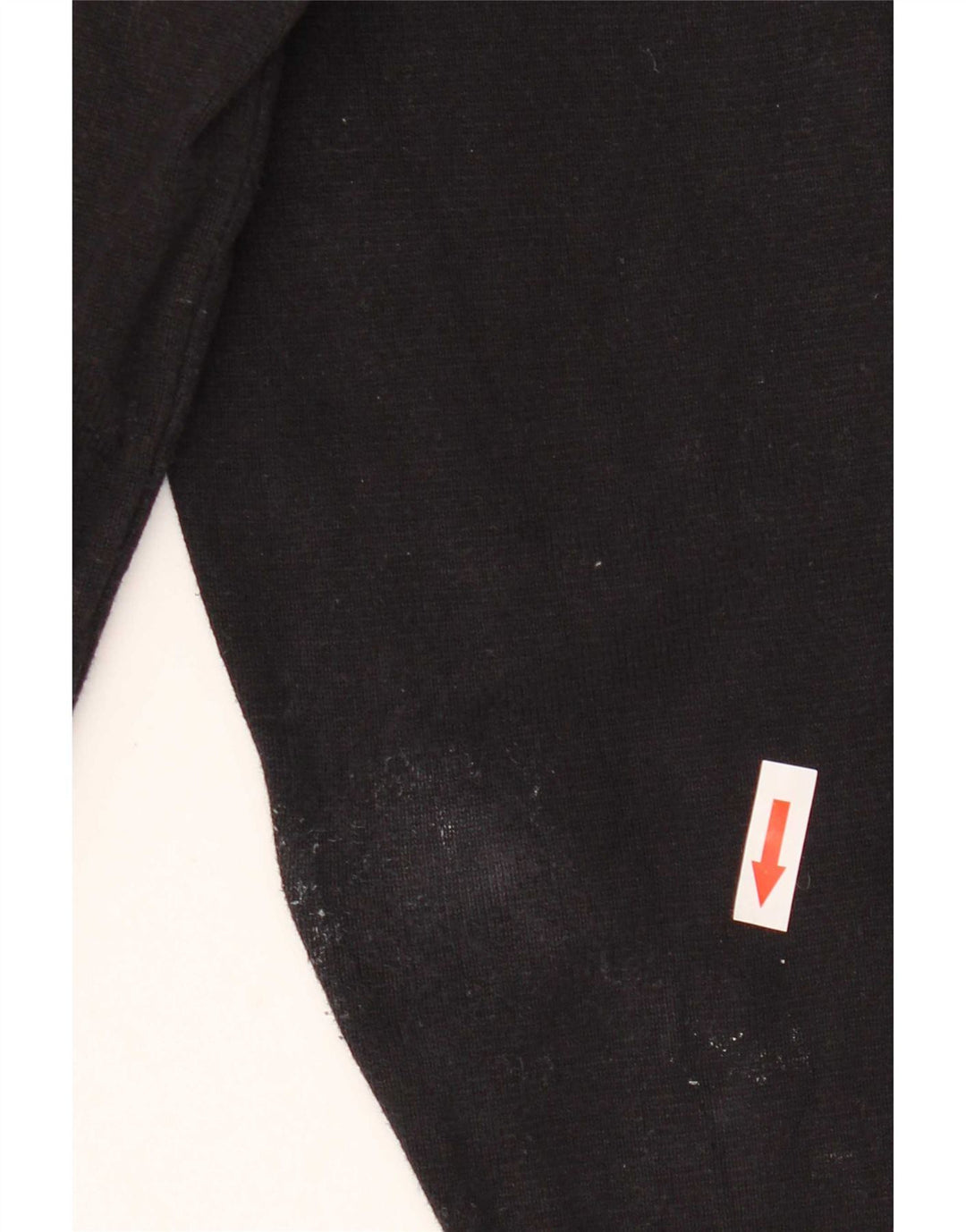 Top feminino Zara manga comprida UK 16 grande preto