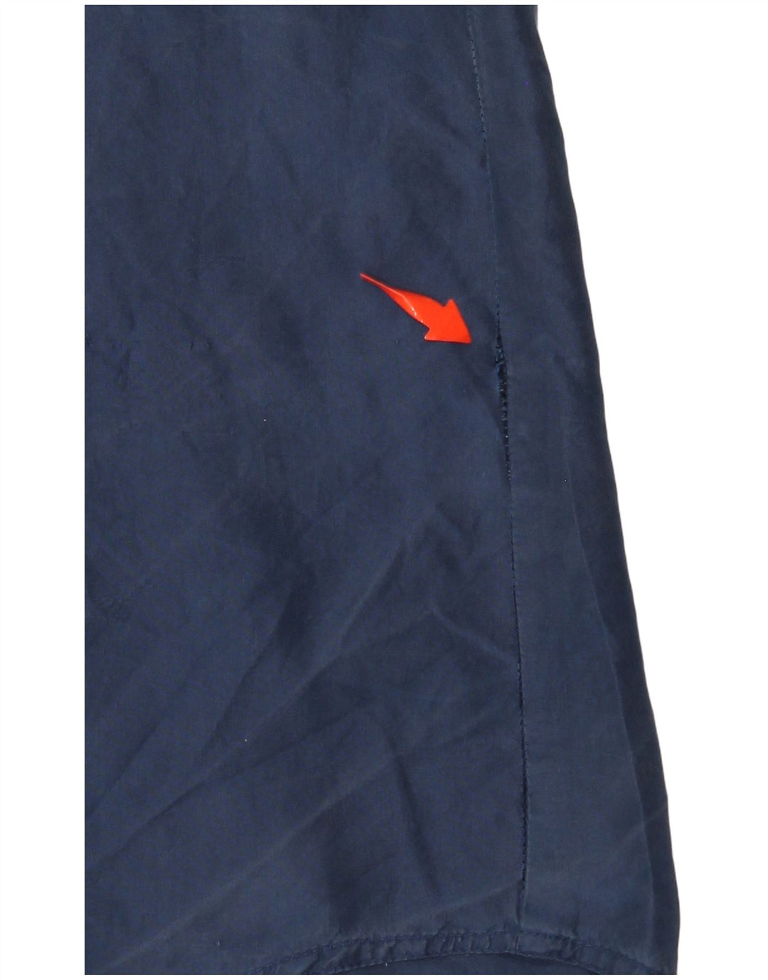 Camisa feminina VINTAGE grande tamanho UK 10 pequena seda azul marinho