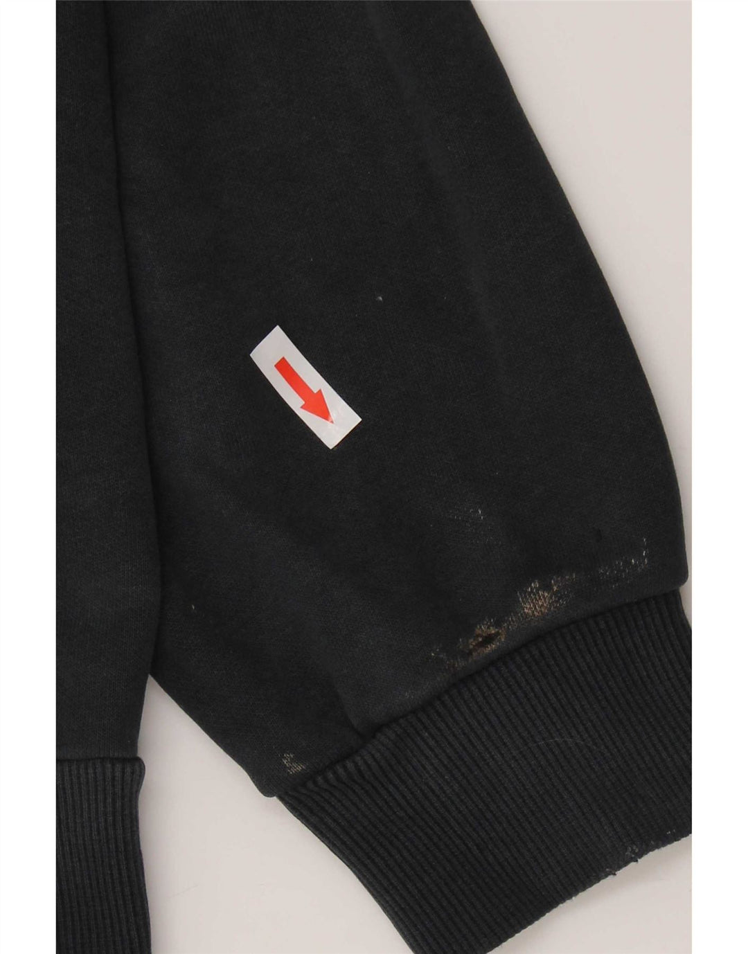 Puma Mens Graphic Moletom Jumper Médio Algodão Preto