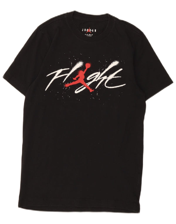 Camiseta Jordan masculina gráfica Top XS algodão preto
