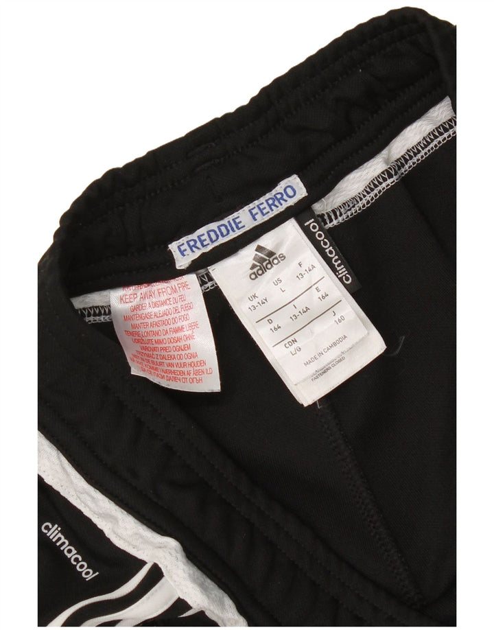 Calças de treino Adidas Boys Climacool 13-14 anos preto poliéster