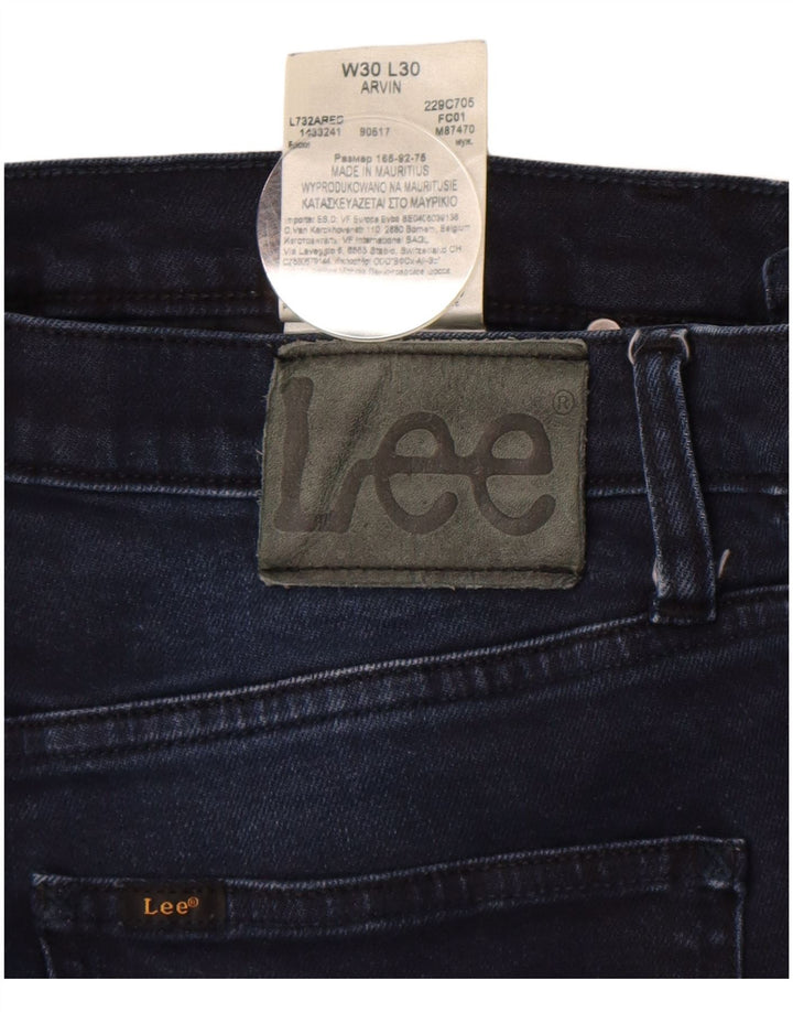 Lee Mens Arvin Slim Jeans W30 L30 Azul Algodão