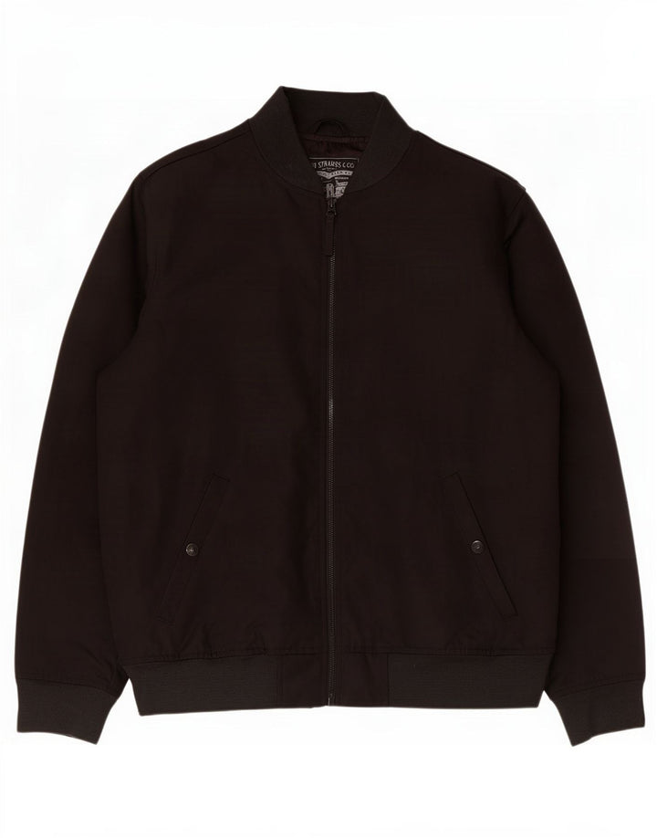 Jaqueta bomber masculina Levi's UK 40 grande poliéster preto