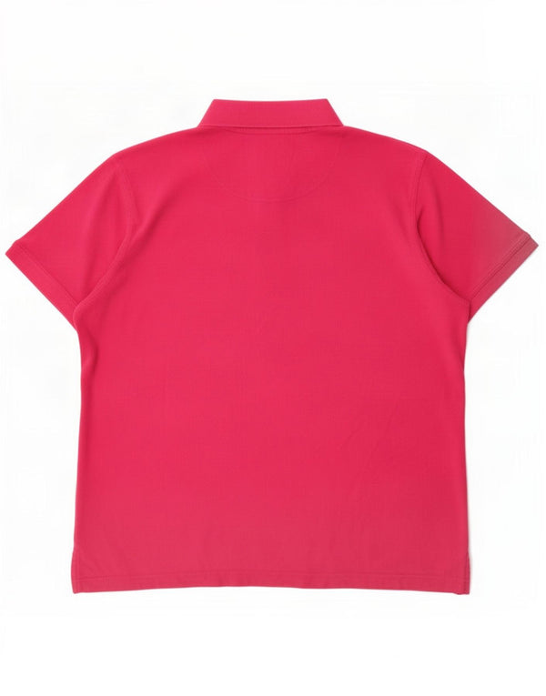 Camisa polo masculina Pierre Cardin 2XL algodão rosa