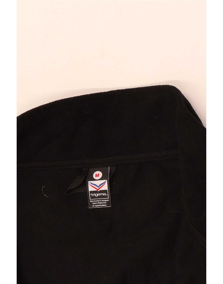 Trigema Womens Fleece Gilet UK 14 Médio Preto Poliéster