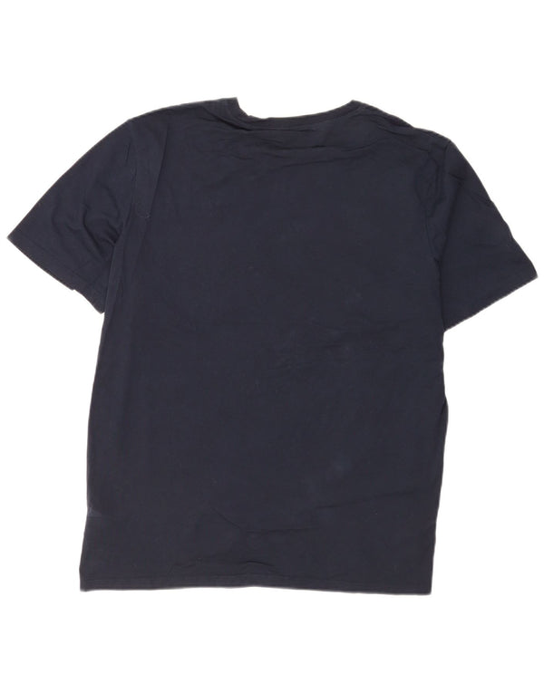 Camiseta masculina Timberland Regular Fit Graphic Top XL Azul Marinho Algodão