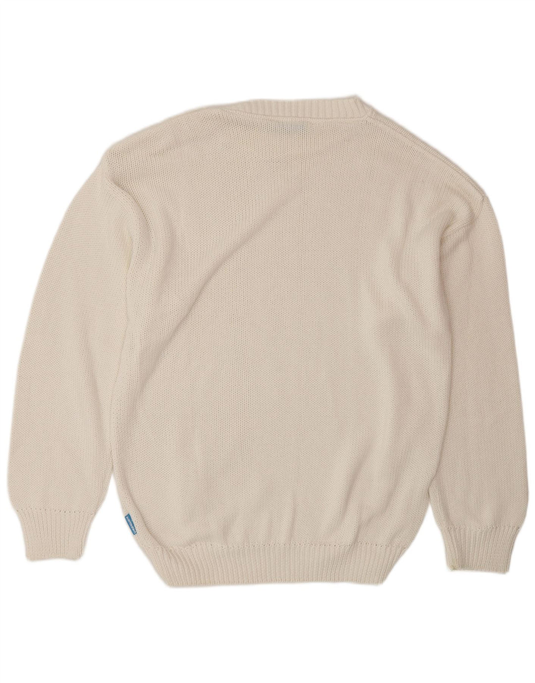 Suéter masculino Carrera com gola redonda XL algodão branco