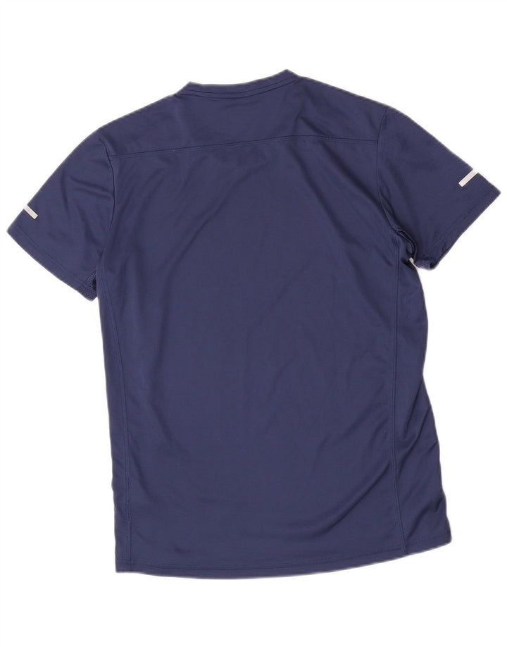Adidas Mens Aeroready Camiseta Top Pequeno Azul Marinho Poliéster