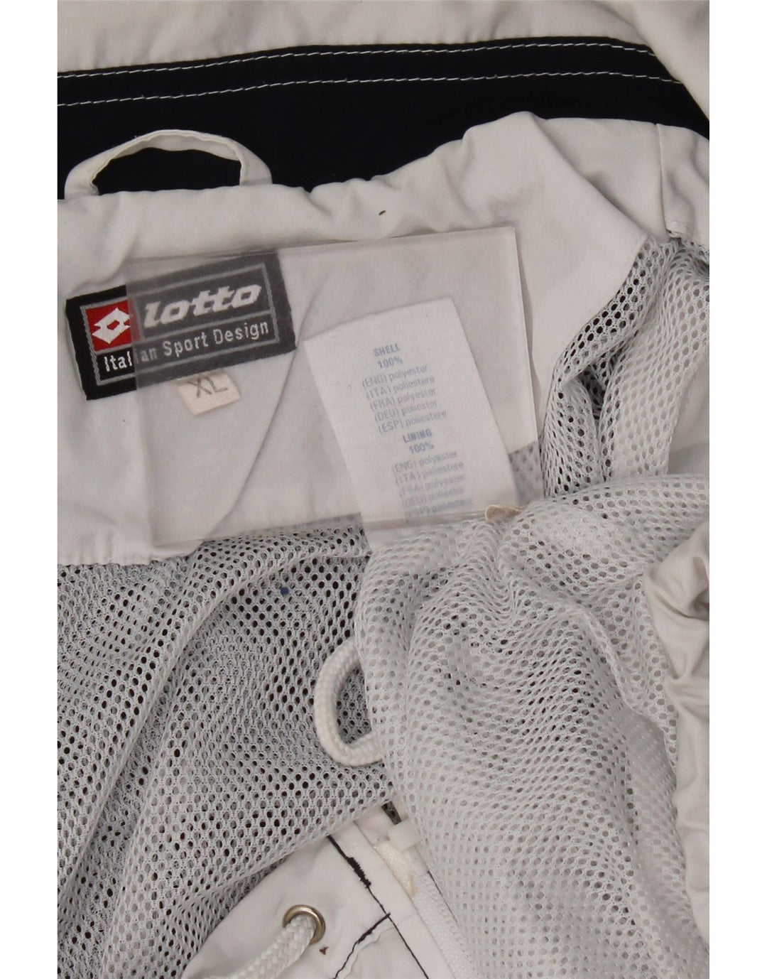 Lotto Mens Treino Top Jacket XL Branco Colourblock Poliéster